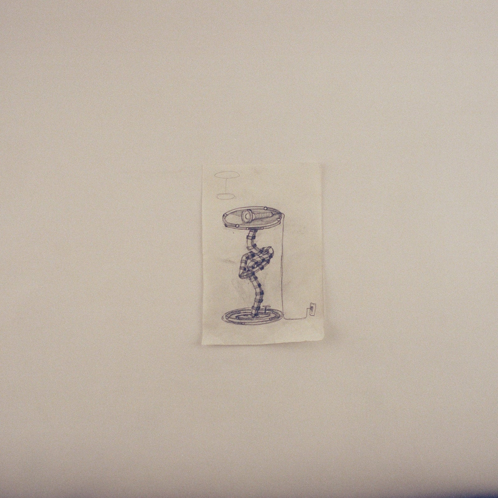 Sketch for Flashlight Lamp with Looped Table