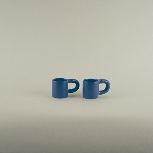 Blue Espresso Mugs