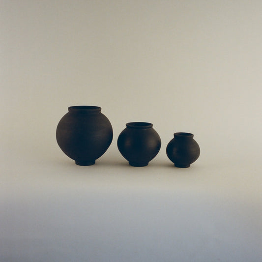 Black Moon Vases