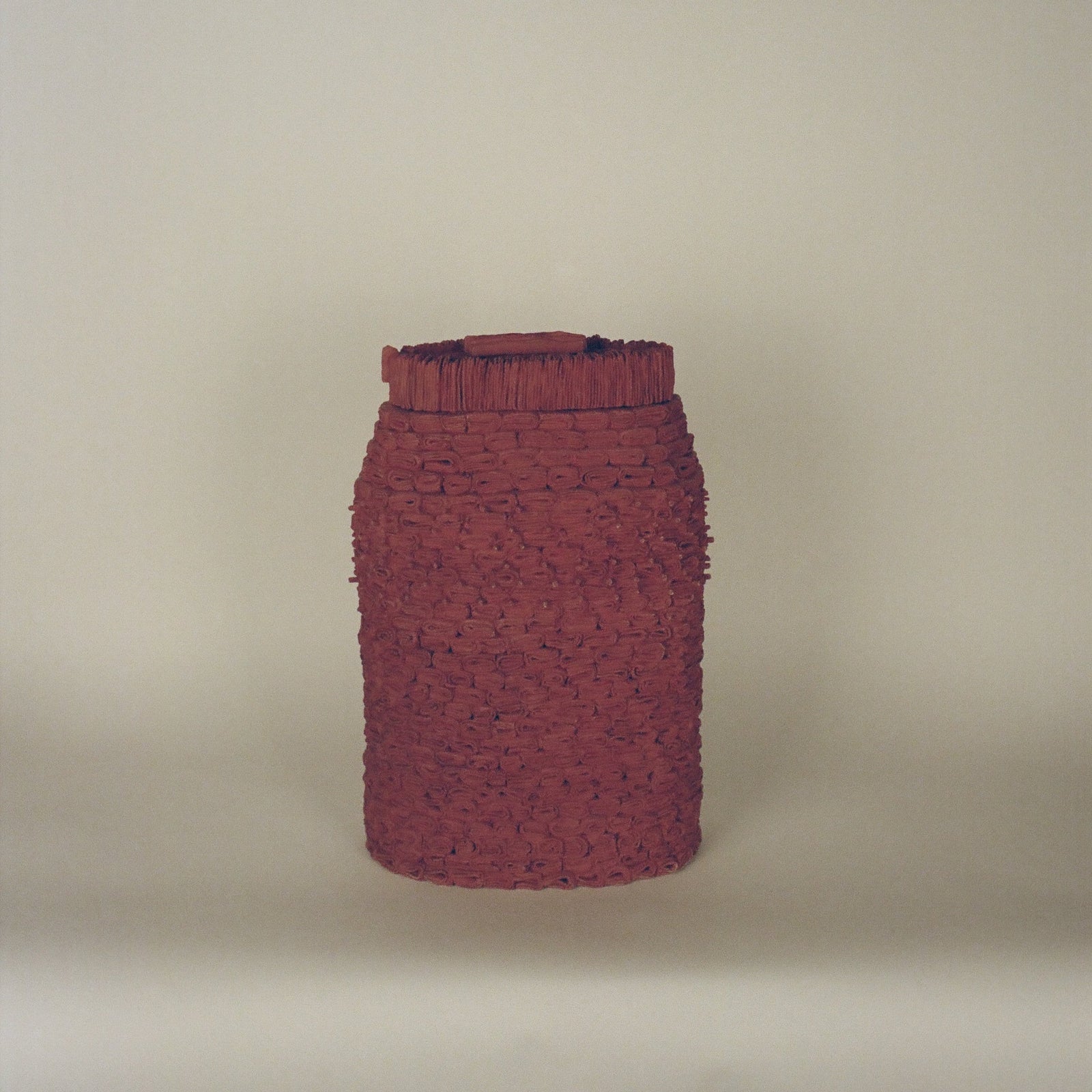 Vessel with Three Part Lid