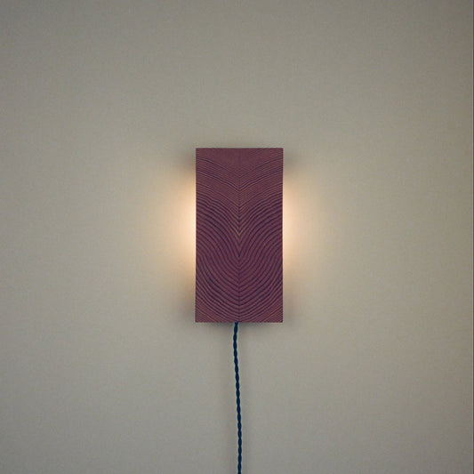 Bookmatch Sconce