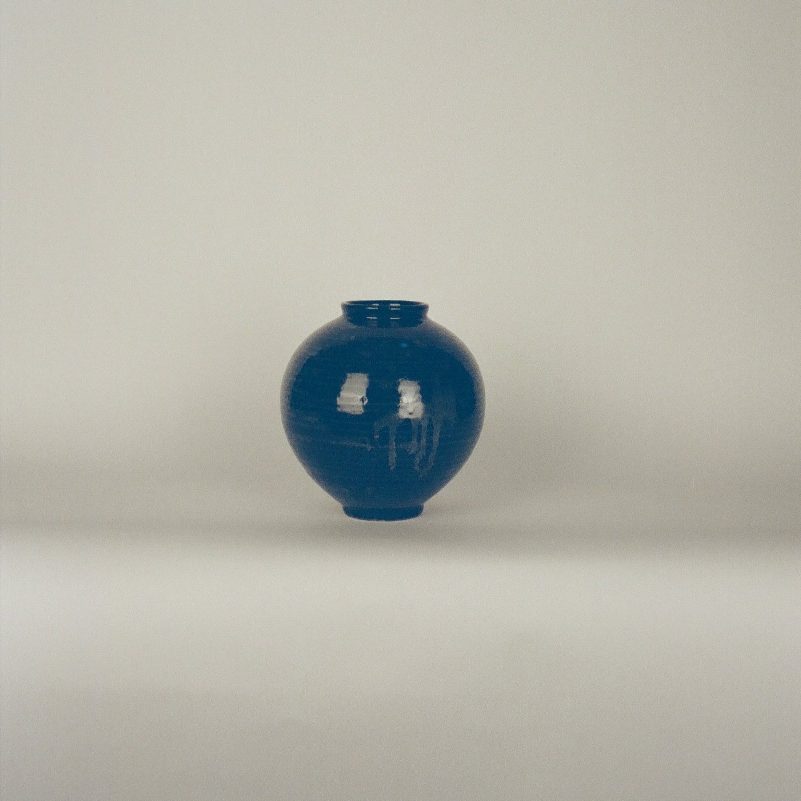Striped Moon Jar