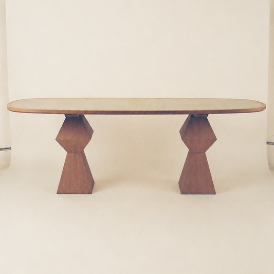 Leather Console Table