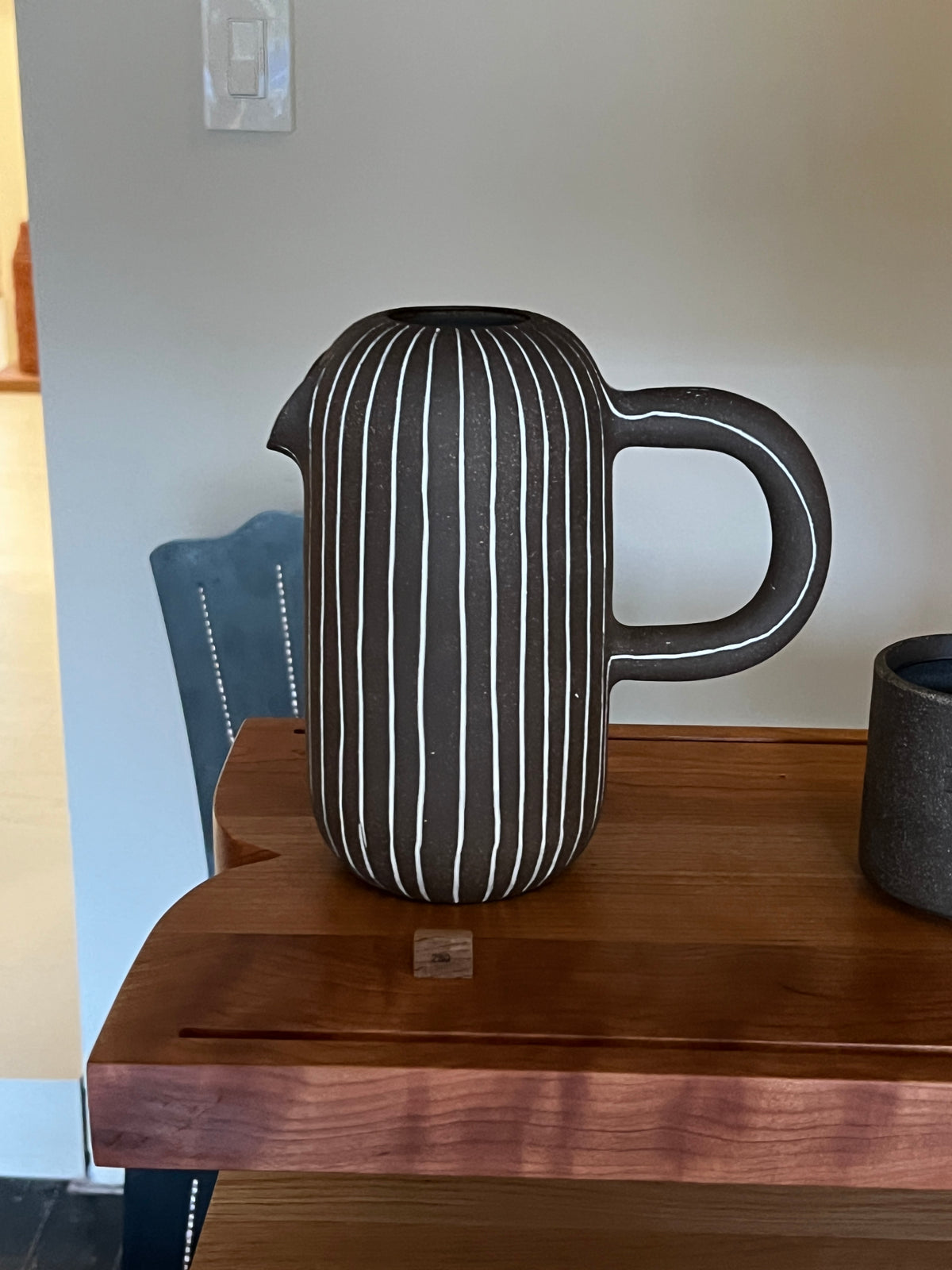 Pin Stripe Pitcher
