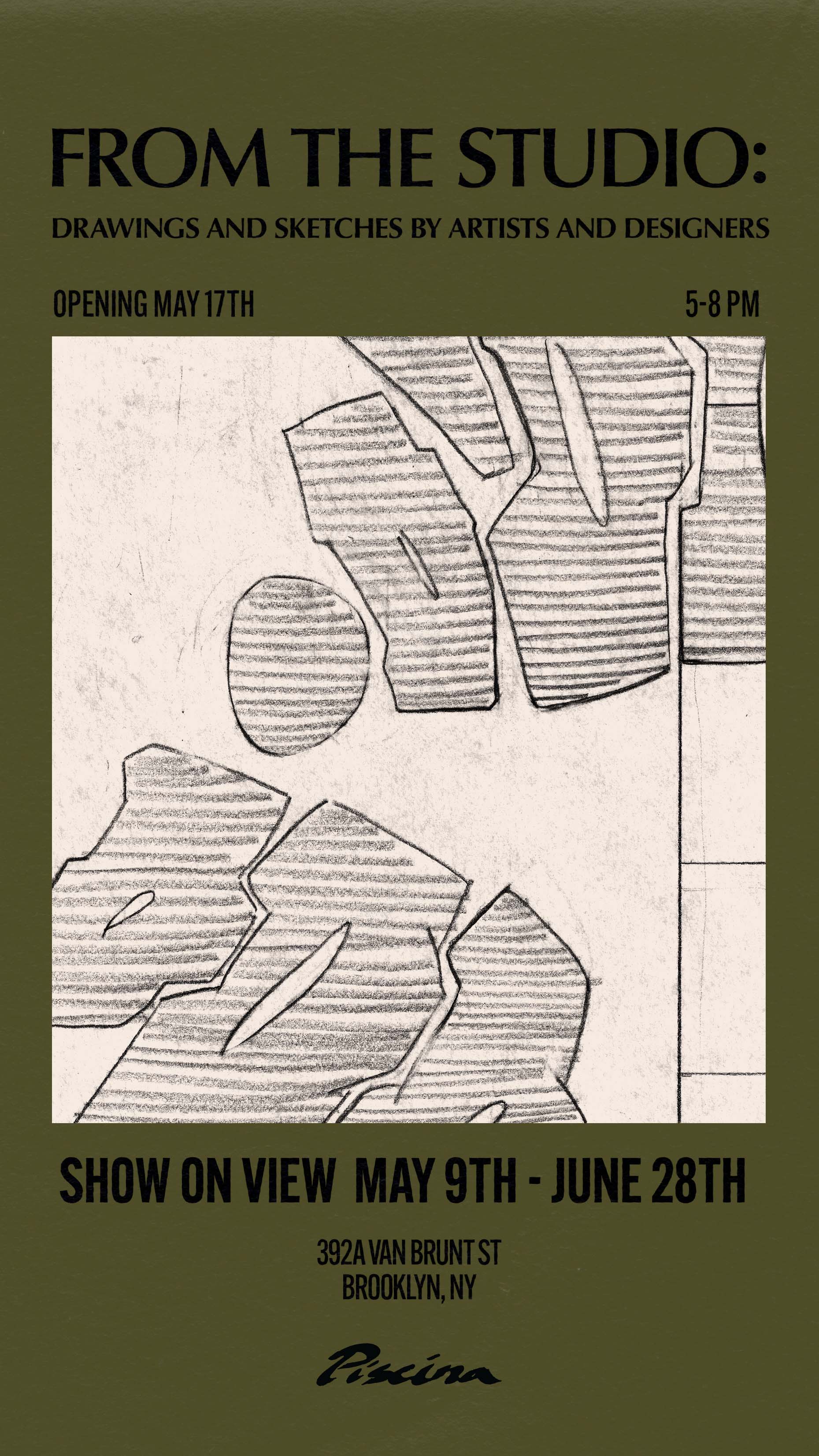 FROM THE STUDIO: Drawings and Sketches by Artists and Designers