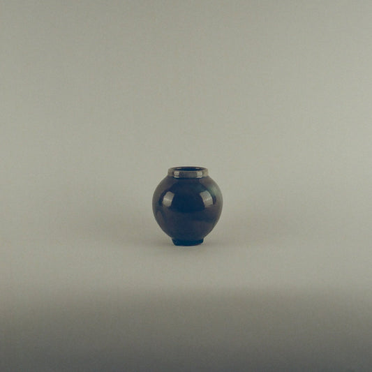 Green Glazed Moon Jar